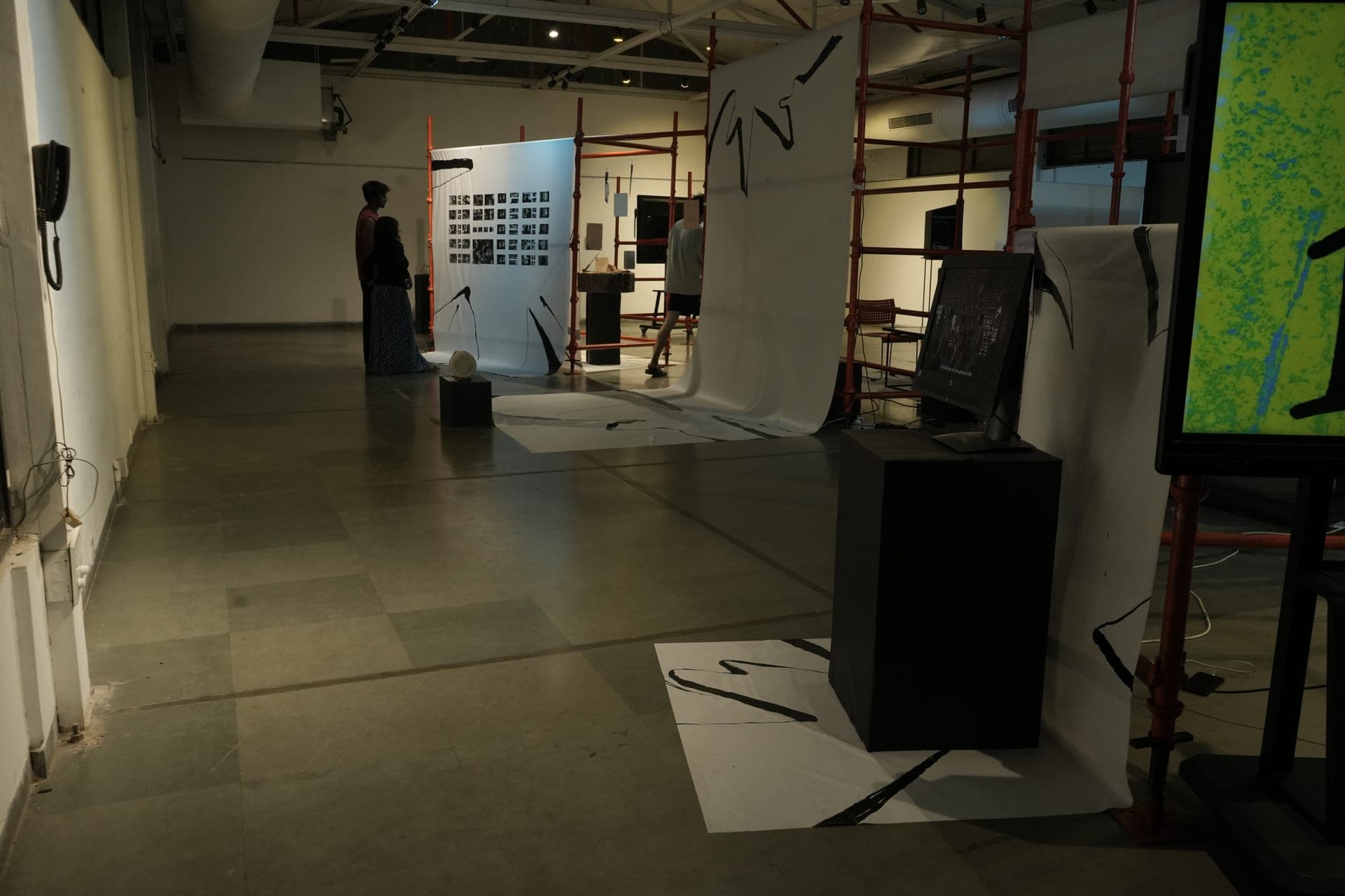 Wide view across the Bizarre Intimacies exhibition